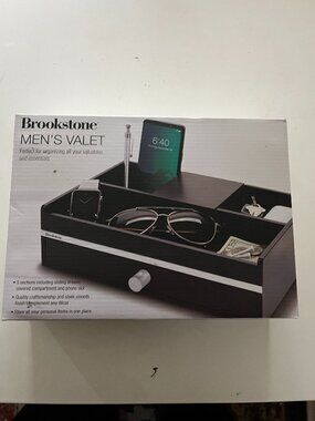 Brookstone Desktop Men's Valet for Organization
